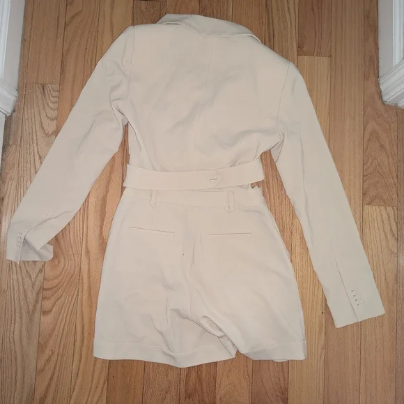 13. NWOT JONATHAN SIMKHAI HAINELLA ROMPER IN BISCOTTI